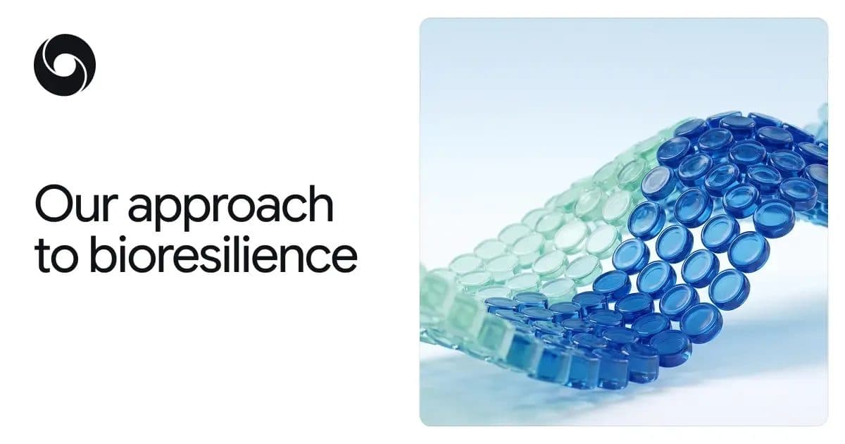 رسم توضيحي لبرنامج bioresilience لدى Google DeepMind