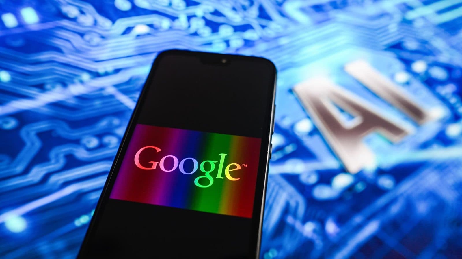 شعار Google خارج مكتب أوروبي