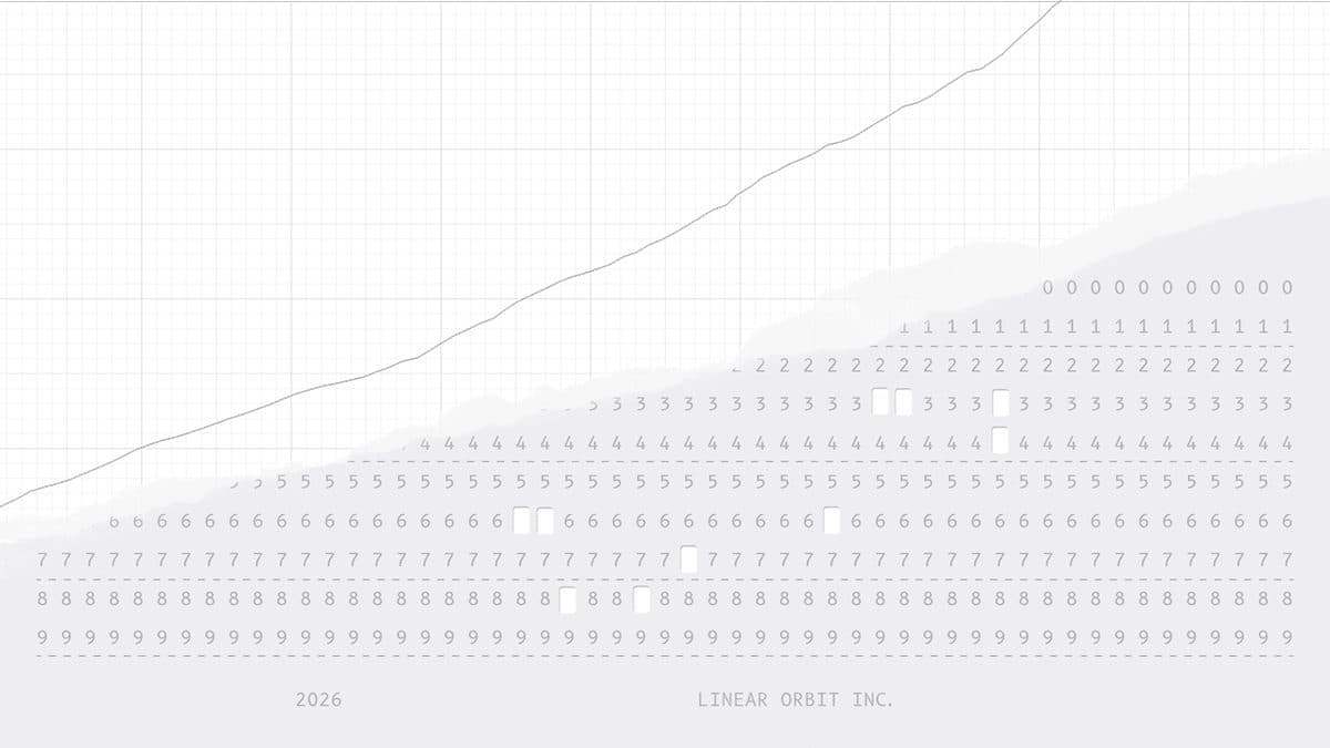 Un grafico a linee pallido del report di Linear mostra una curva in crescita delle segnalazioni create nel tempo.