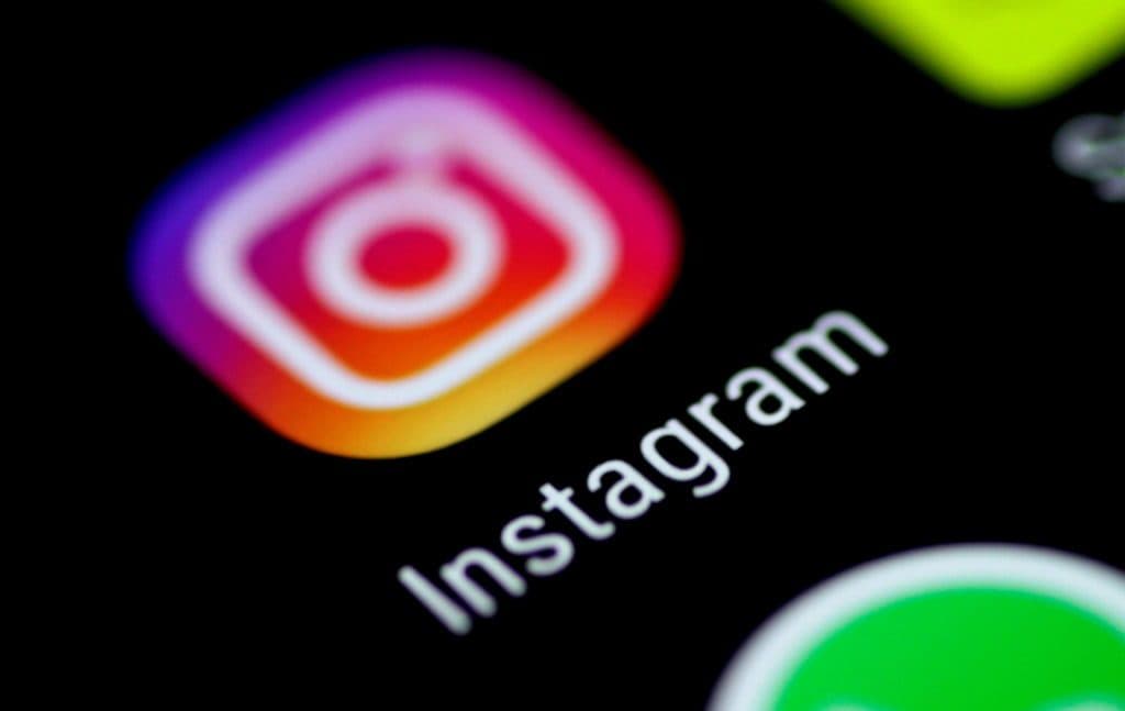 A close-up of the Instagram app icon on a phone screen