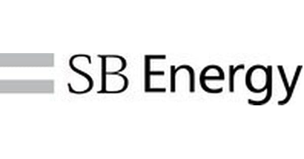 Le logo de SB Energy sur fond blanc, tiré du communiqué de presse de l’entreprise