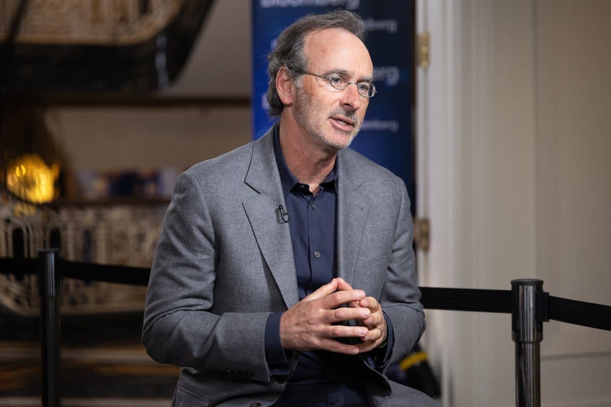 الرئيس التنفيذي لشركة Tempus AI Eric Lefkofsky خلال مقابلة تلفزيونية؛ وافقت Tempus على الاستحواذ على Personalis مقابل 1.7 مليار دولار