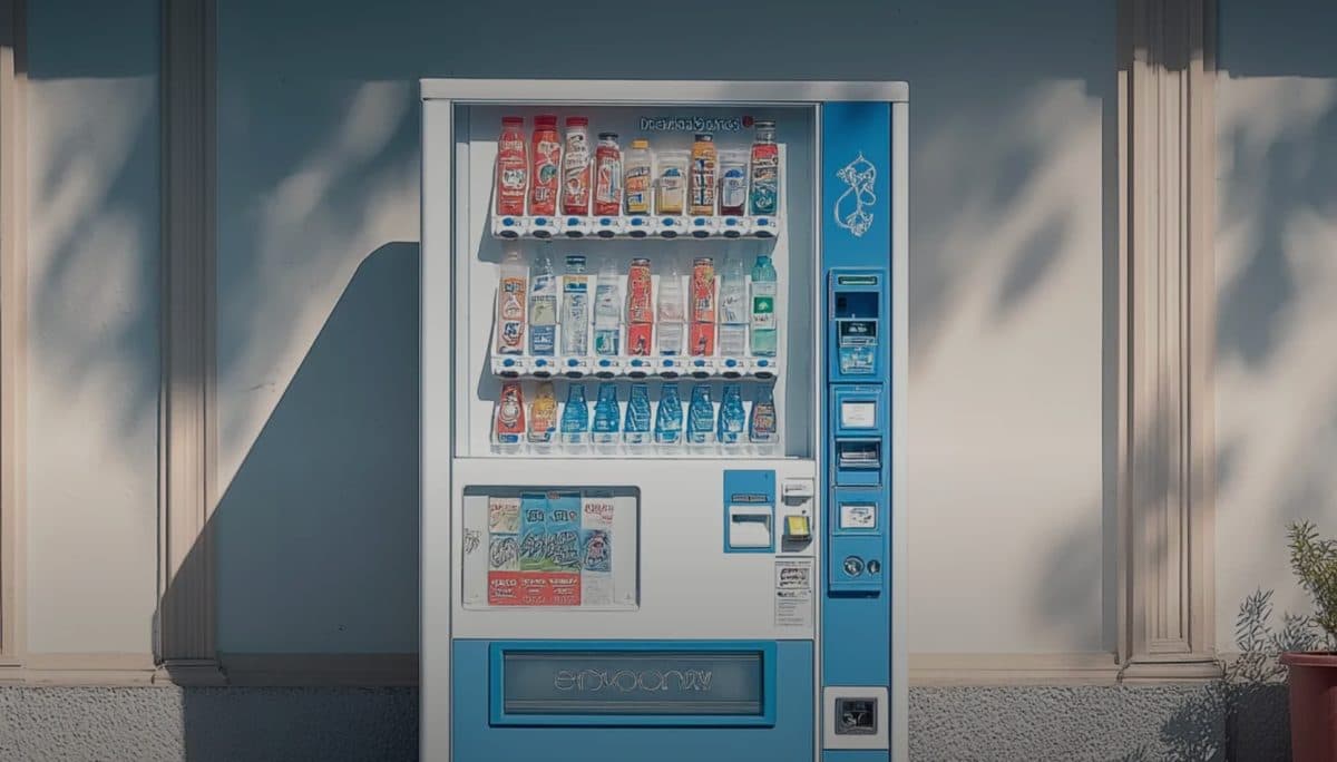 Un distributore automatico.
